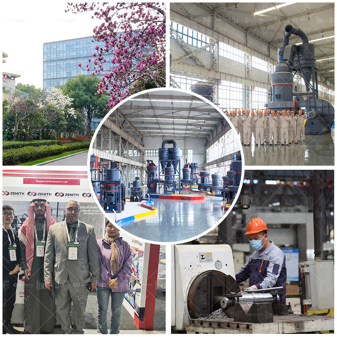 Installation of a large MTW European Trapezium Mill in an industrial plant setting.